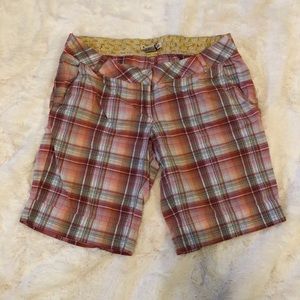 Plaid shorts